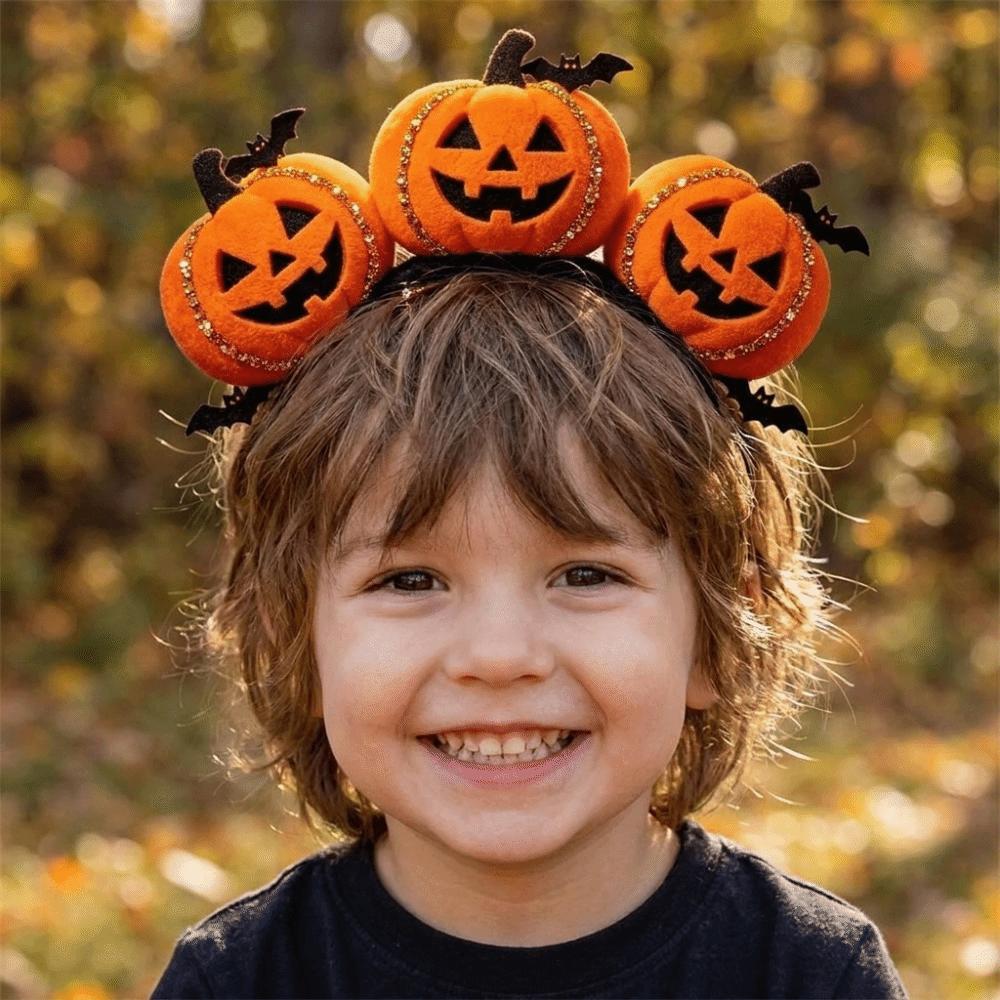 Dressing Up Props Halloween Headwear Creative Cartoon Hair Hoop Pumpkin Headband Costume Party