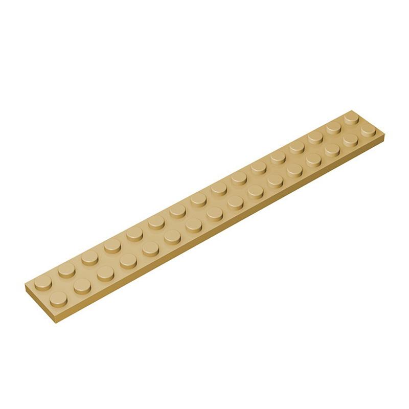 High-Quality 50g/11PCS 4282 Thin Blocks Plate 2x16 Base Plate Works With featuring Block Moc Colour City Accessories Parts