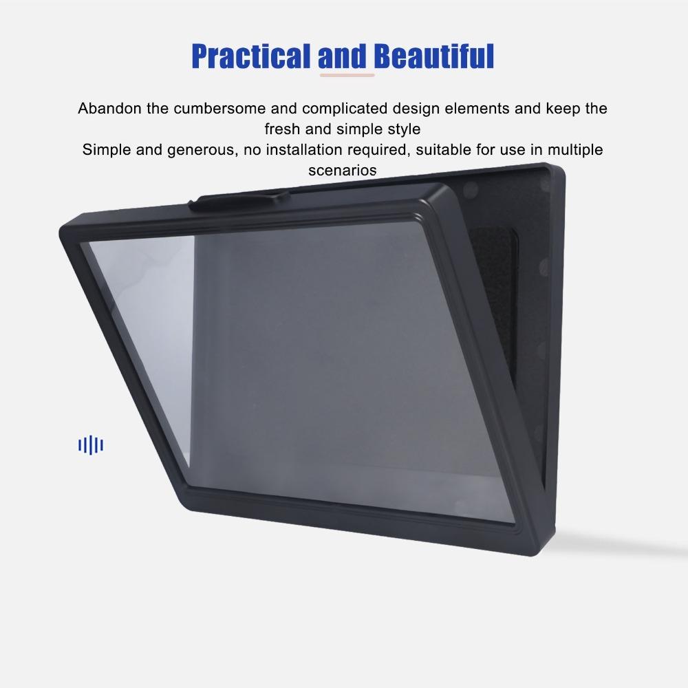 180° Rotatable Tablet Holder Black White Tablet Stand Durable Bathroom Tablet Case Convenient чёрный
