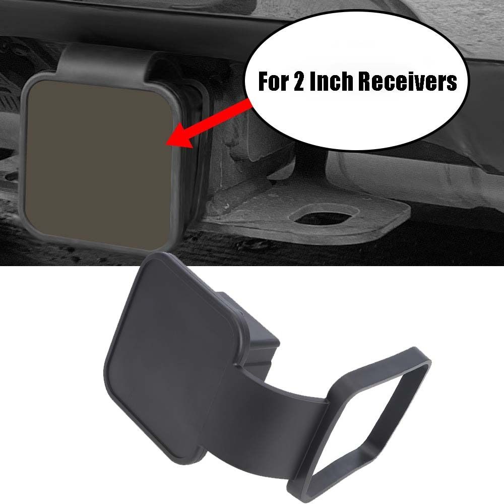 Capac de protecție pentru ștecher auto pentru receptoare de 2 inch, cârlig de remorcă, dop de praf, gura pătrată, capac de protecție, capac de remorcare cu cârlig, accesorii auto