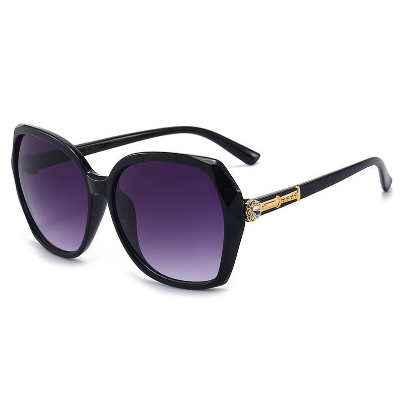 Women s Oversized Square Sunglasses, UV400 Protection Fashion Shades, Luxury Gold Decor Eyewear for Daily, Vacation and Streetwear 1