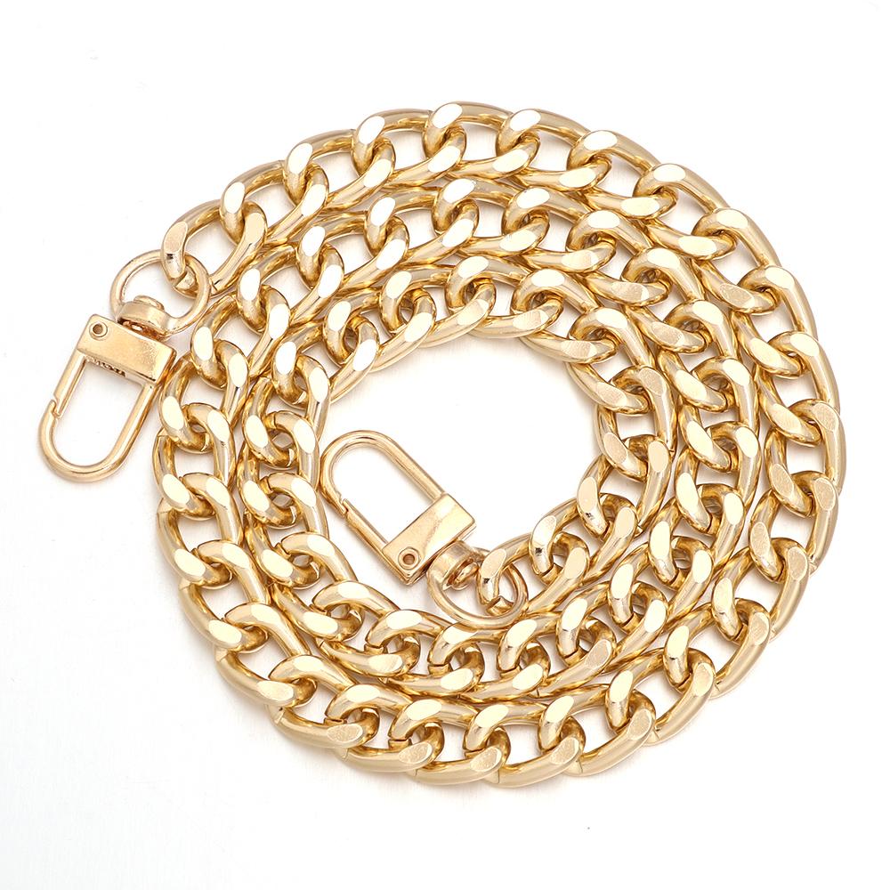 40/60/80/100cm Metal Aluminum Bag Chains Handbag Shoulder Bag Strap Replacement Extension Chains For DIY Bags Deco Accessories