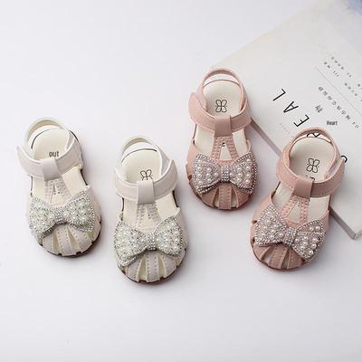 Infant Girls' Non-Slip Soft Sole Sandals for Ages 0-2 - Summer Fashion Princess Shoes