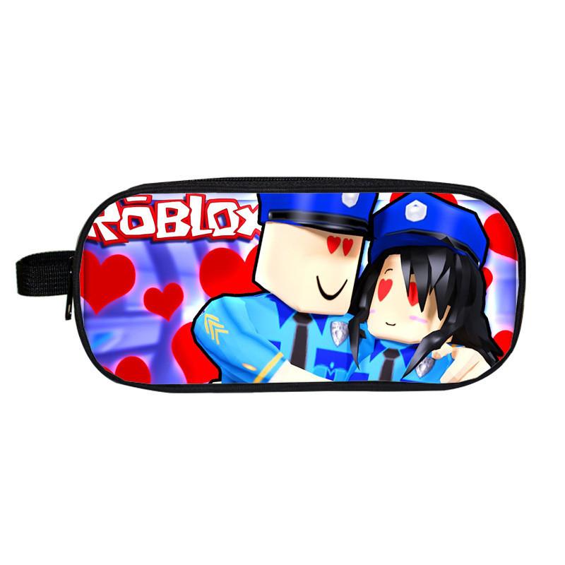 Roblox Cartoon Pencil Case For Boys And Girls With Durable Material**