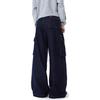 American High Street Jeans Men'S Autumn Trendy Brand Ins Loose Wide Leg Straight Leg Pants Micro Flared Pants