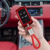 [T-carbon] Real Glass Fiber Smart Key Case for Land Rover, Range Rover Sport, Evoque, Velar, Discovery Sport, Jaguar, XE, XF, and F-Type, Premium Prot