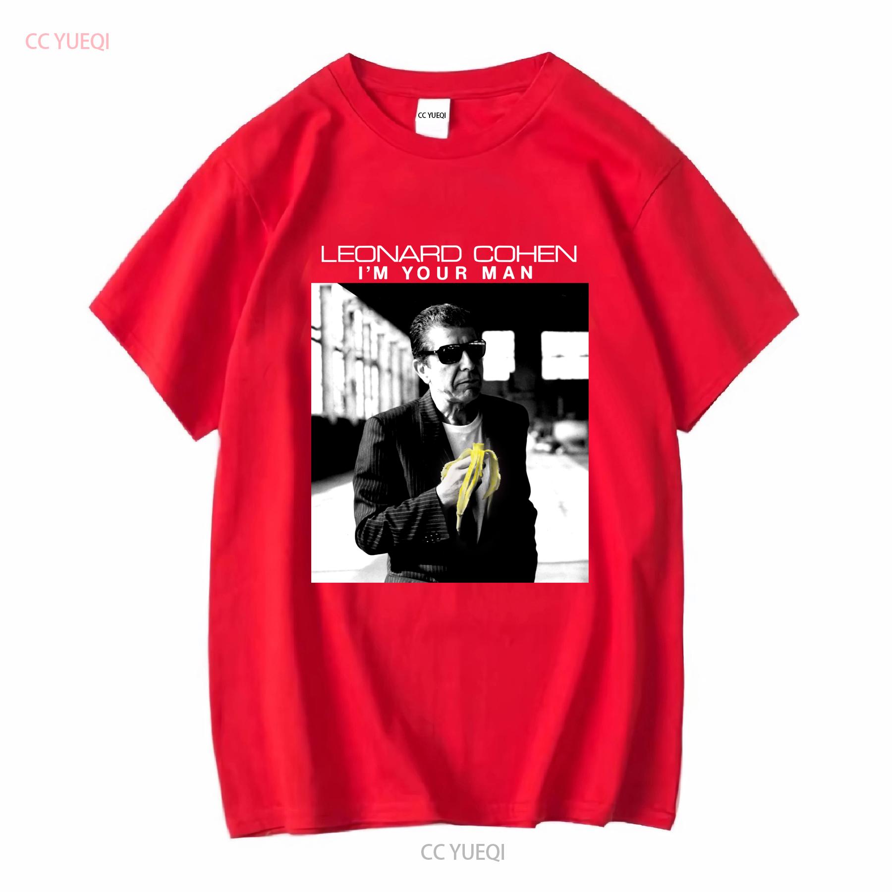 

Леонард Коэн Я Ваш Мужчина Футболка Размер S M L 234XL 012 винтажная Стирка homme Стильный графический Мягкий streetwear Немного S