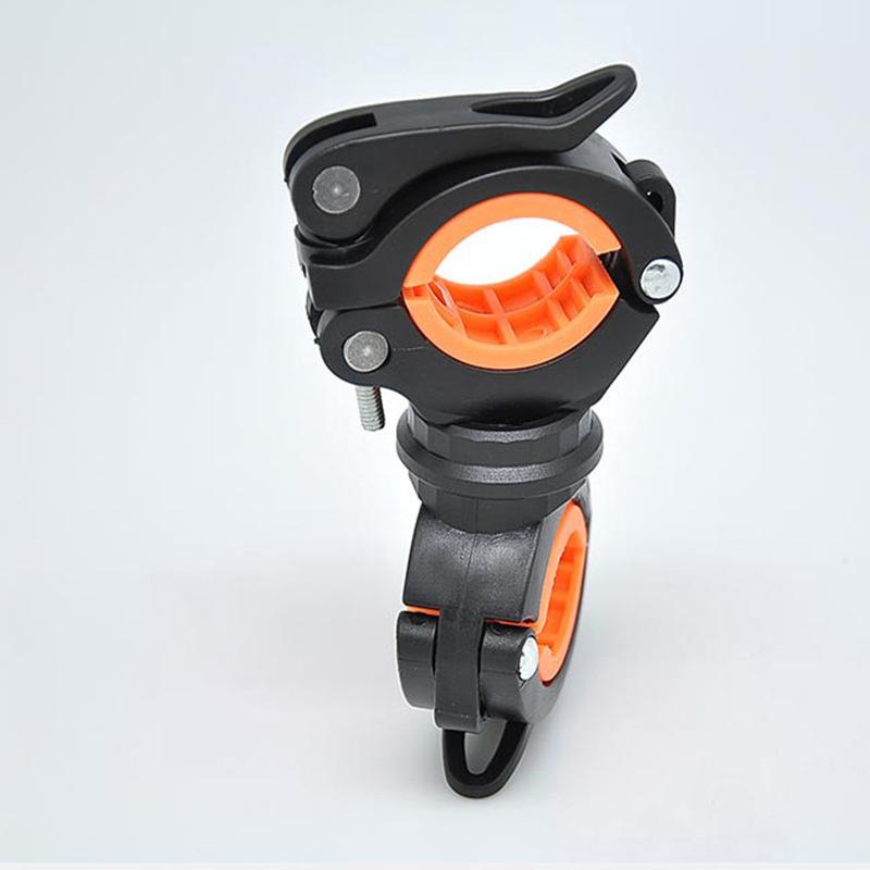360° Dönebilen Bisiklet Klipsi Kelepçesi El Feneri Montaj Tutucu Bisiklet Bisiklet Led Işık El Feneri Meşale Montaj Tutucu Bisiklet Aksesuarları