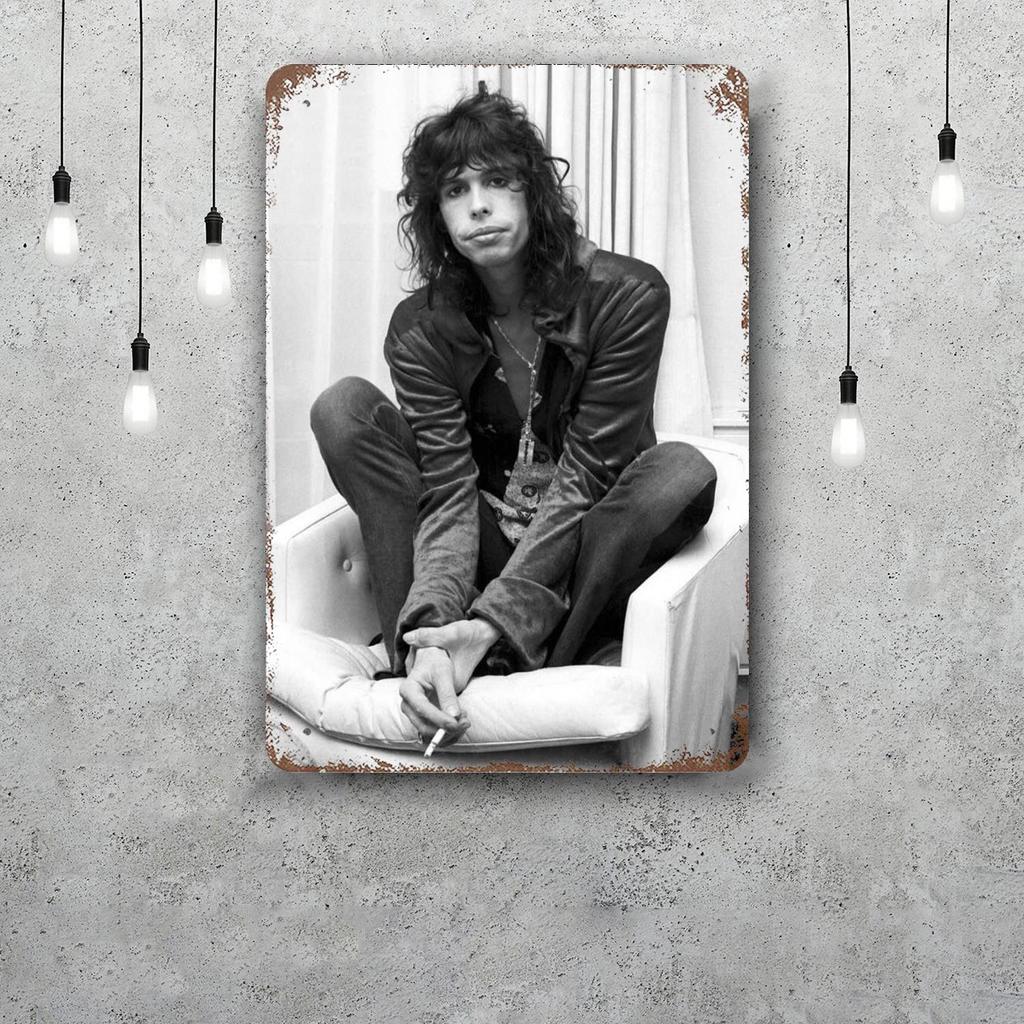 Steven Tyler Funny Bar Metal Sign Retro Plaque Vintage Sign Alcohol Drinker Pub Club Man Cave Kitchen Wall Decoration