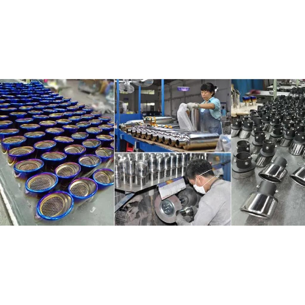 accessoir de For toyota 2019-2023 RAV4 exhaust tip muffler end pipe protector stainless steel tail decoration decorative tip