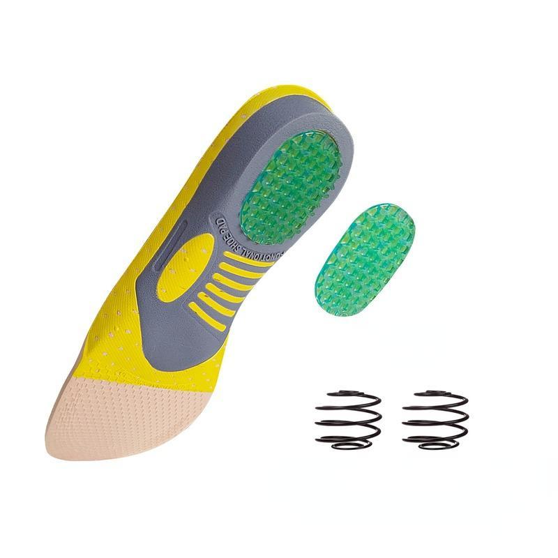 Premium-Gel-Einlegesohlen, orthopädische Plattfuß-Gesundheit, Sohlenpolster für Schuhe, Einlage, Fußgewölbe-Stützpolster für Plantar, Unisex