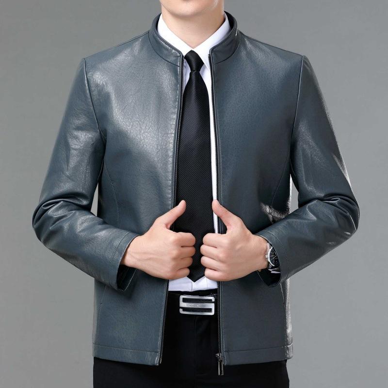 

Овечья одежда мужская куртка из козьей шкуры для людей среднего и пожилого возраста зимняя утолщенная бархатная повседневная куртка одежда для папы 195