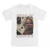 Bride Of Chucky T Shirts Horror Movie Awesome Tees Short Sleeve Crewneck T-Shirt Cotton 6XL Clothes