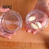Transparent Garlic Crusher Press Manual Grinder Easy Operation Portable Chopper
