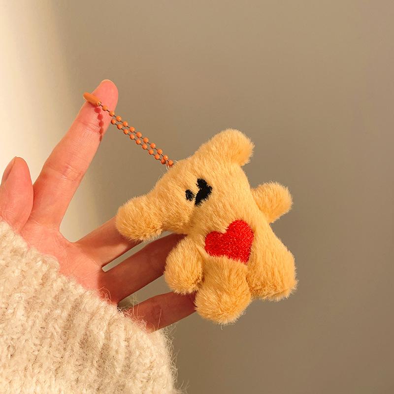 Cute Doll Pendulum Small Gift Pendant Ground Marketing Cartoon Keychain Plush Doll Backpack Bag Lanyard Accessories