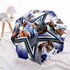 Printed Dallas Cowboys Folding Umbrella,Outdoor,Leisure,And Travel Umbrella,Durable Umbrella Fabric,Birthday And Holiday Gift