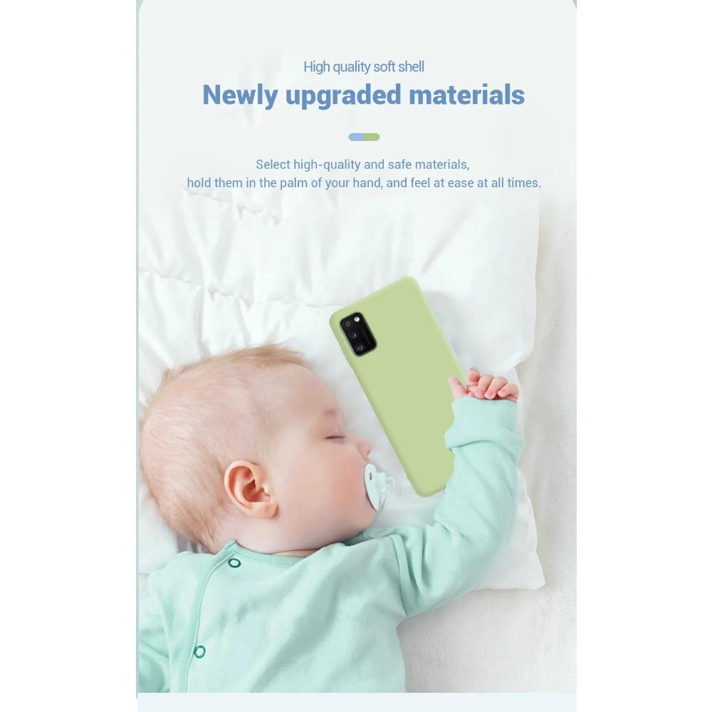 Liquid Soft Silicone TPU Case for Samsung Galaxy S20 S21 S22 S23 Plus Note 20 Ultra S21 FE 5G Back Soft Full Protection Cover