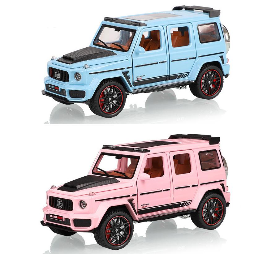 1/32 Scale Brabus G800 Diecast Car Model Toy, Pull Back Toy Vehicle with Sound and Light for Kids Toddler Boys Girls Gift Collection