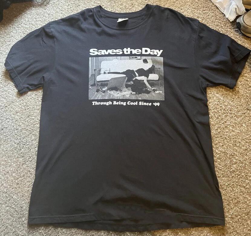 Through Being Cool 25th anniversary Saves The Day Shirt Unisex S5XL R121 S
