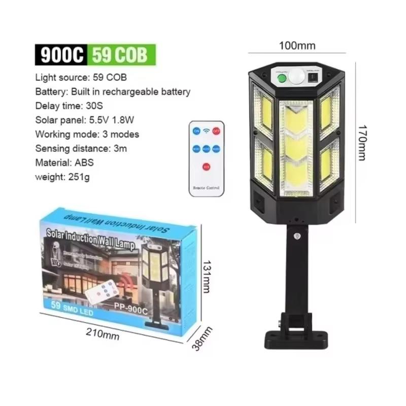 168LED Solar Lights Outdoor 3 Modes Surfaces Flood Light with Motion Sensor Waterproof Solar Powered Wall Lamp for Yard Garden