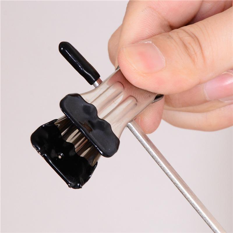 

Многофункциональный зажим для брюк из нержавеющей стали, металлический нескользящий зажим, вешалка для юбки и куртки, выдвижная вешалка для брюк, чтобы держать брюки подвешенными 10PC чёрный