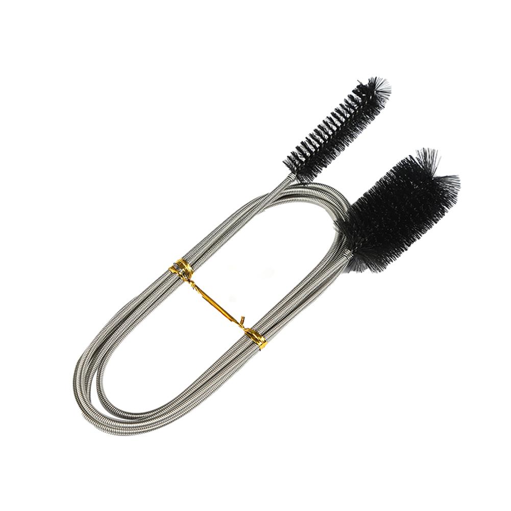 

Щетка для чистки трубопроводов Длинная щетка для чистки холодильника Инструмент для чистки раковины холодильника кухонная щетка из нержавеющей стали