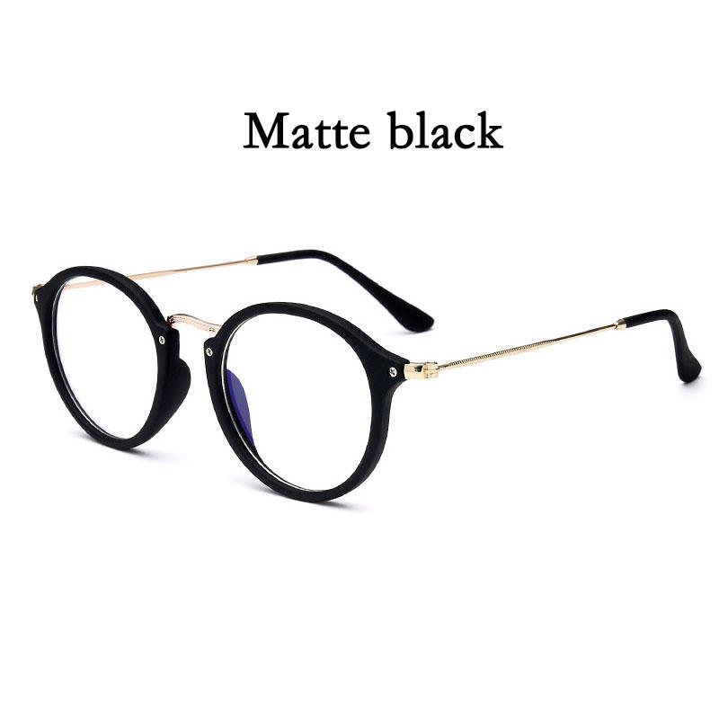 Blue Light Glasses Frame Computer Glasses Spectacles Round Transparent Female Women's Eyeglasses Frame Optical Frames Clear