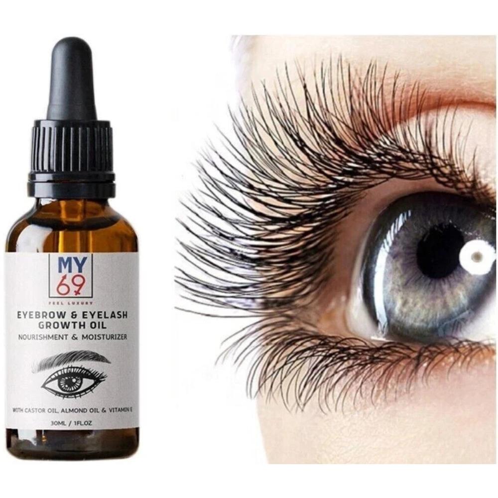 MY69 Eyebrow Fast Grow Serum Eyelash Hair Growth Anti Hairs Loss Products Prevent Baldness Fuller Thicker Lengthening Ey… 30ml