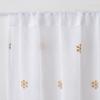American Style Christmas Door Curtain Embroidered Gift Living Room Bedroom