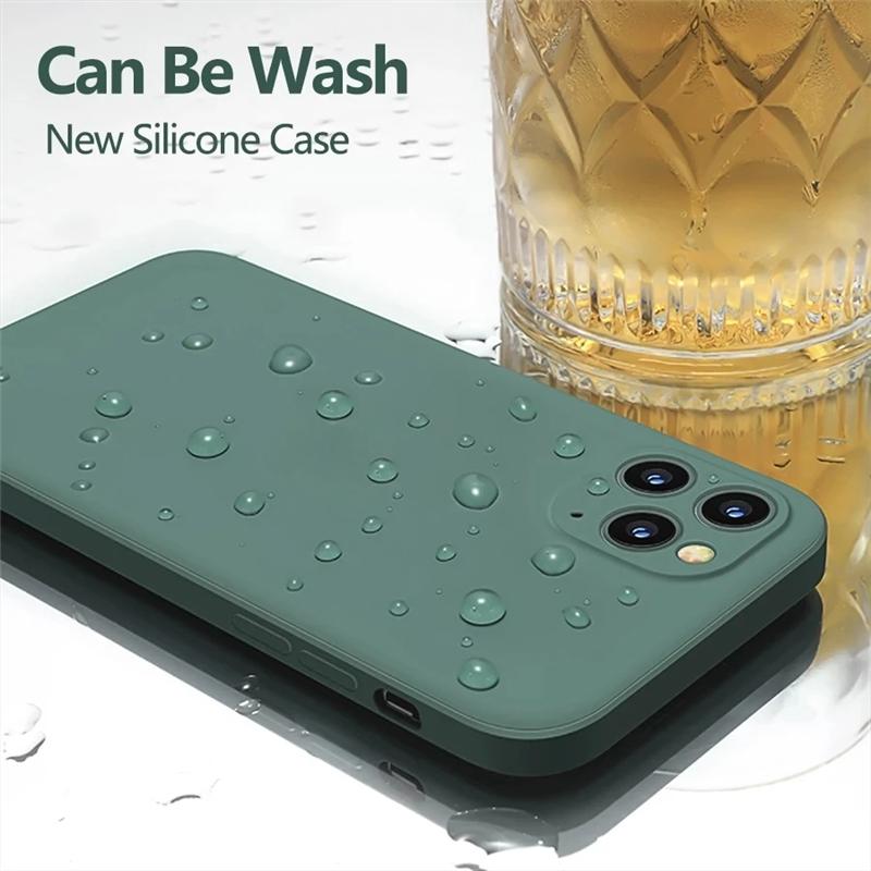Custodia Originale in Silicone Liquido Morbido per OPPO Realme C25Y C21Y C11 9 8 7 6 Pro A74 A94 A53 A73 A52 A72 A92 A31 A96 4G 5G Cover Posteriore per Telefono