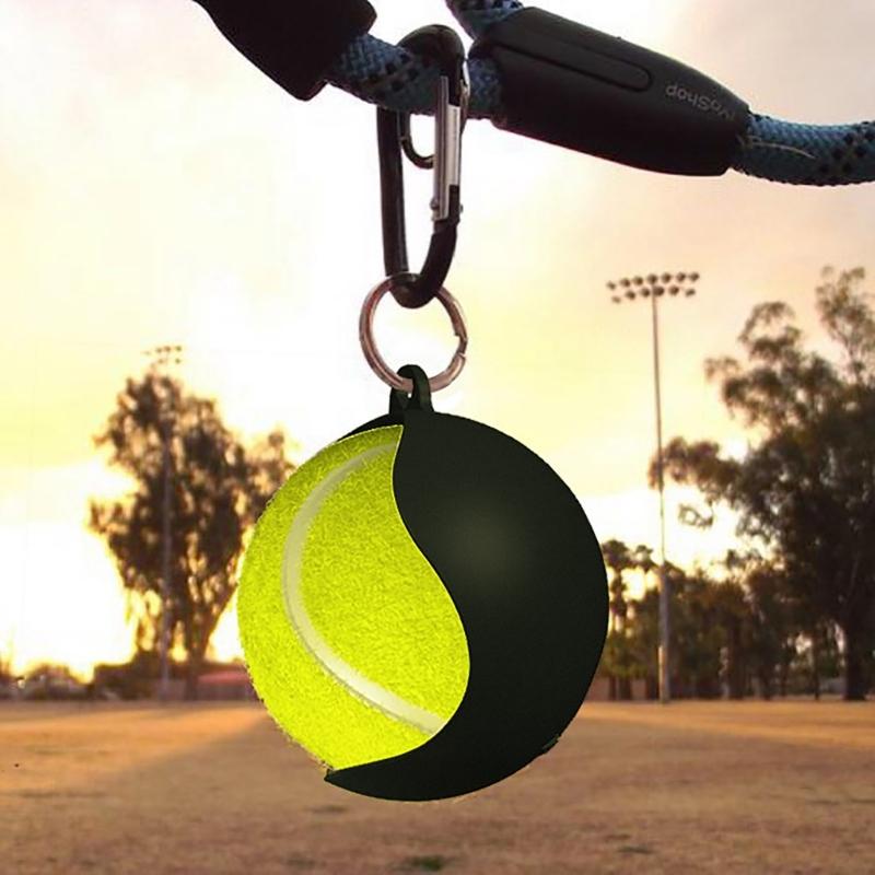 Portable Tennis Ball Holder Convenient Pet Ball Holder with Hands Free Dog Leash Attachment for Active Pets Easy Install