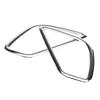 2Pcs Chrome Rear Tail Fog Light Lamp Cover Trim for Mitsubishi Eclipse Cross 2017 2018