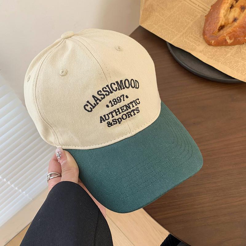 Adjustable Trendy Brim Cap For Women Comfortable Cotton Sun Hat In Multiple Colors