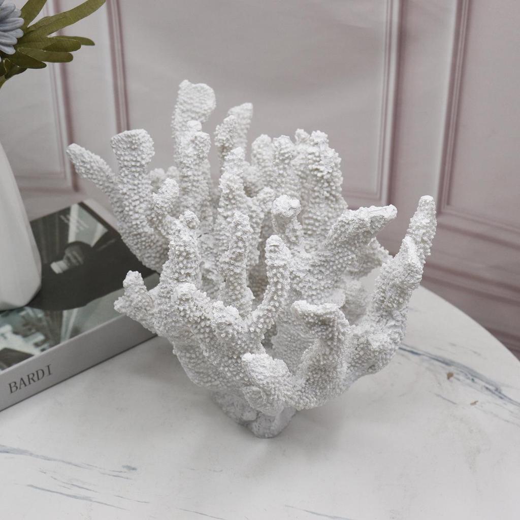 Nordischer Stil Künstlicher Korallenharz-Schmuck für Wohnzimmerdekoration