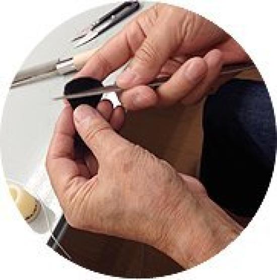 Makeup Brush Shadow Liner Brush Made in Japan (Round Flat)