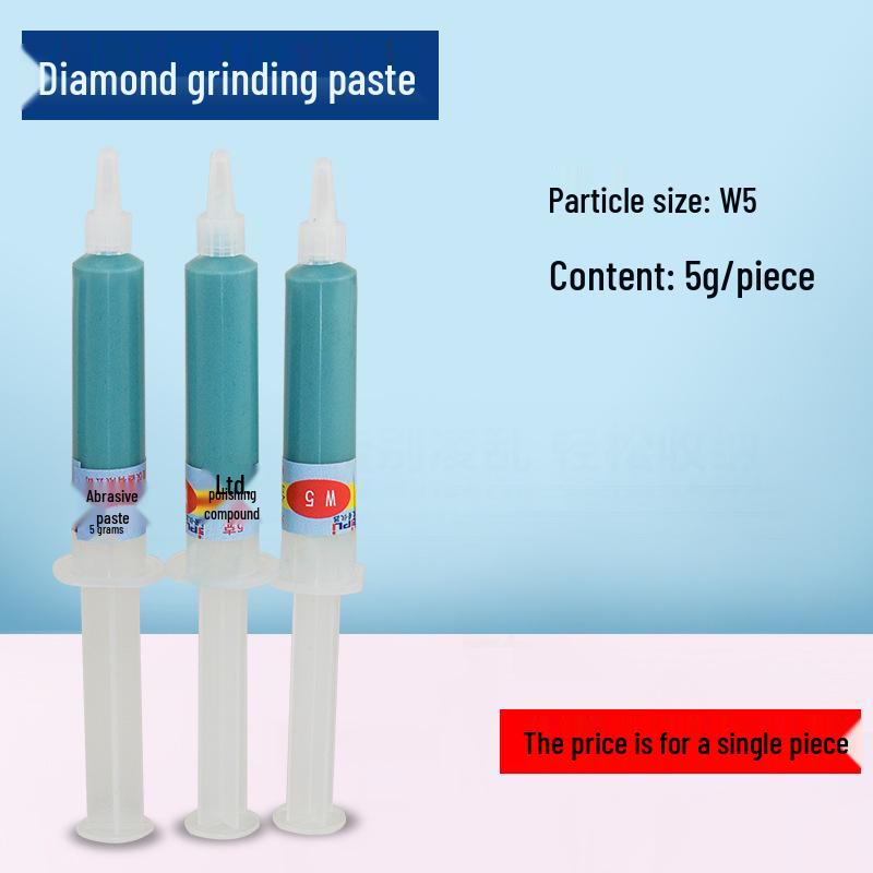 Water-Soluble Diamond Metallographic Lapping Paste W0.5-7um - Polishing Machine Consumable