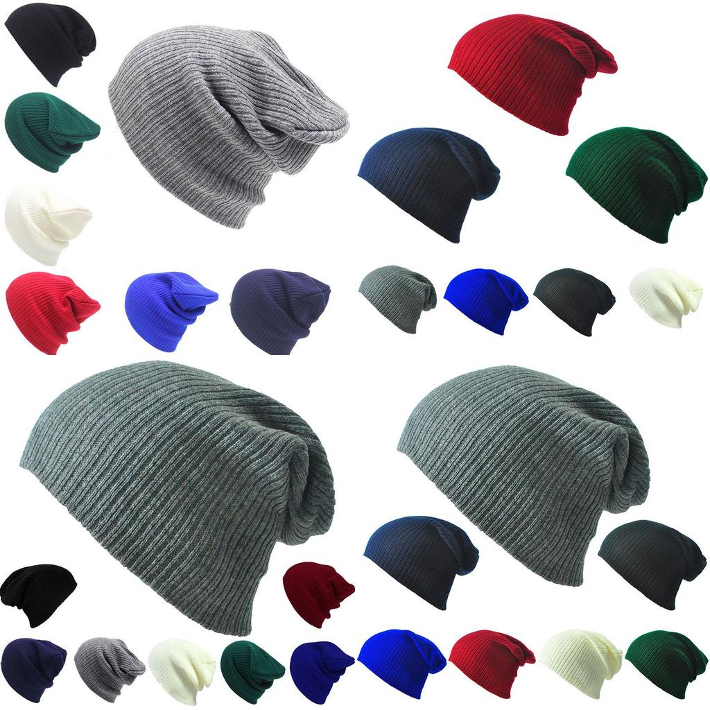 Stylish And Cozy Unisex Winter Beanie Hat With Rib-knit Construction