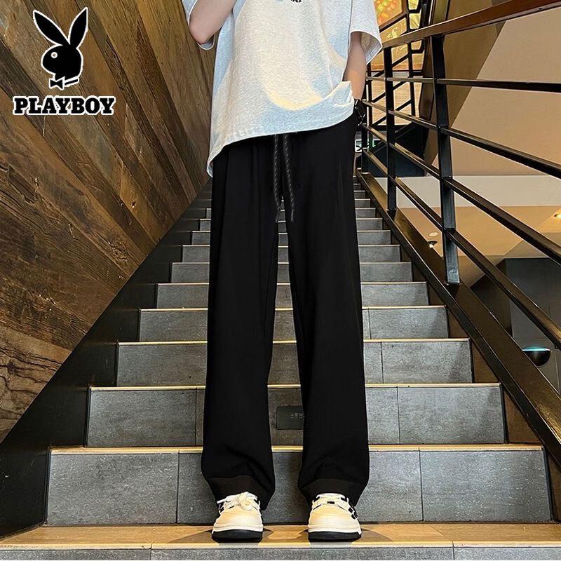 PLAYBOY Men's Solid Outdoor Casual Waterproof Pants