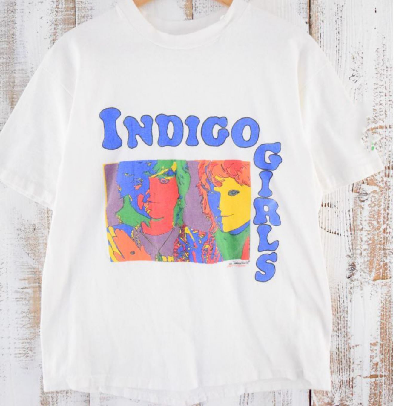 Футболка с принтом группы Indigo Girls Мужская Женская Футболки Топ Белая Хлопковая футболка Все Размеры S-5XL 2XL