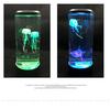 Creative Medium-Sized LED Jellyfish Mood Light - USB Powered, Color-Changing Cylindrical Lamp