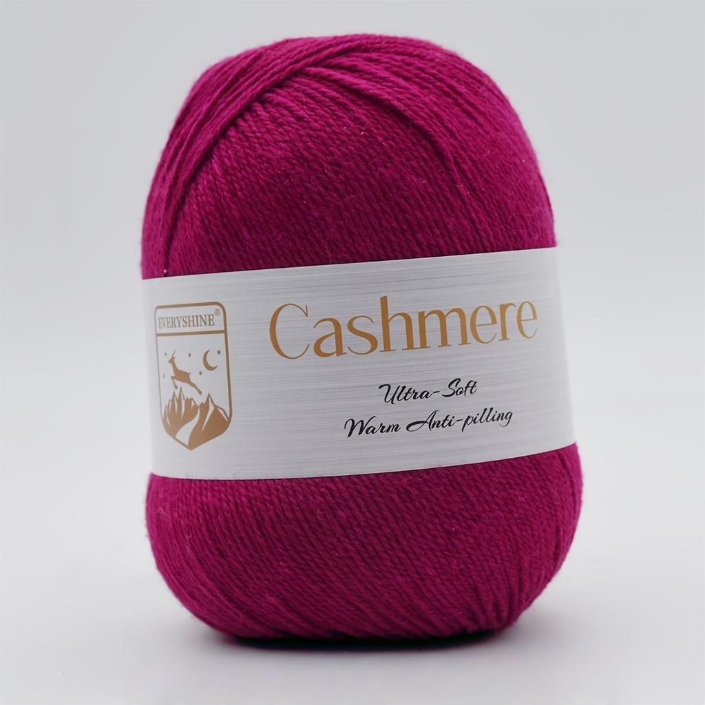 6pcs Premium Cashmere Yarn – 50g/Pc 320m Soft Knitting & Crochet Yarn for DIY Hand-Woven Crafts – Luxurious Warm Fiber for Scarves, Hats, Sweaters