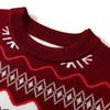 Autumn and winter children's Christmas deer crew neck sweater boys and girls baby crew neck pullover base knitted sweater