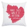 Creative Mother'S Day Letter Patterns Digital Printing Short Plush Pillow Covers For Car Sofa Office Cushion Cover Home Goods