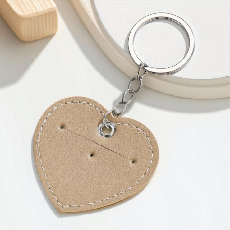 Scratch Resistant Access Card Organizers ID Keys Cards Sleeve Leather Keychain Key Holder Pendant Keychain Accessory
