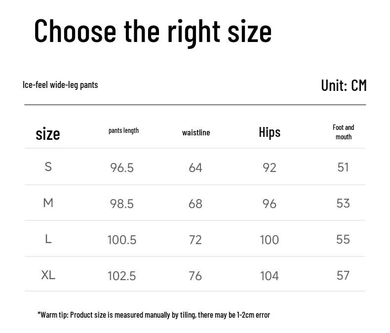 MJ Style Women's 2025 Summer Cooling Wide-Leg Casual Pants