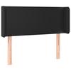 VidaXL Tête de Lit à LED Meuble de Chambre à Coucher Accessoire de Lit Simple Tête de Cadre de Lit Intérieur Noir 3123028
