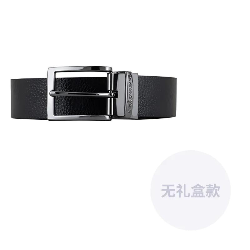 EMPORIO ARMANI Leather Belts Men's Width 3.5cm (Unisex) Leather Belts Y4S195YLO8J88001