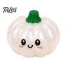 Stress Reduction Hand Exerciser Halloween Pumpkin Squeeze Ball, Soft TPR Golden Glitter Fidget Toy Durable Relief for Kids Adults, Slow Rising