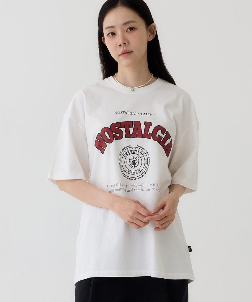 Beobeulpiseu Nostalgia Pigment T-Shirt_White Red