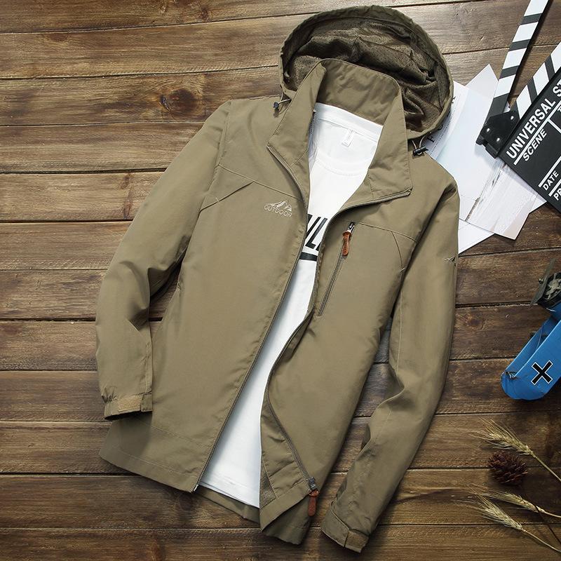 Куртки мужские спортивные топы весна-осень свободные куртки большого размера — фото 3